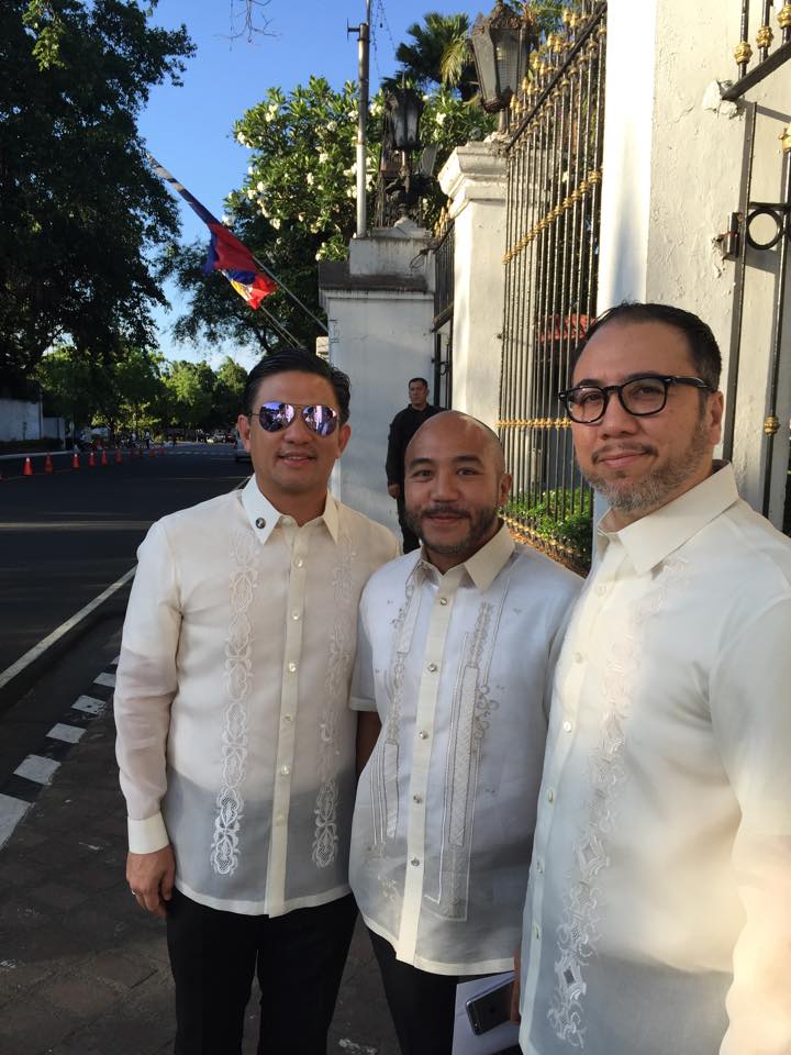 8 chefs j gamboa jp anglo and fernando aracama at malacanang reception fot mfm chefs