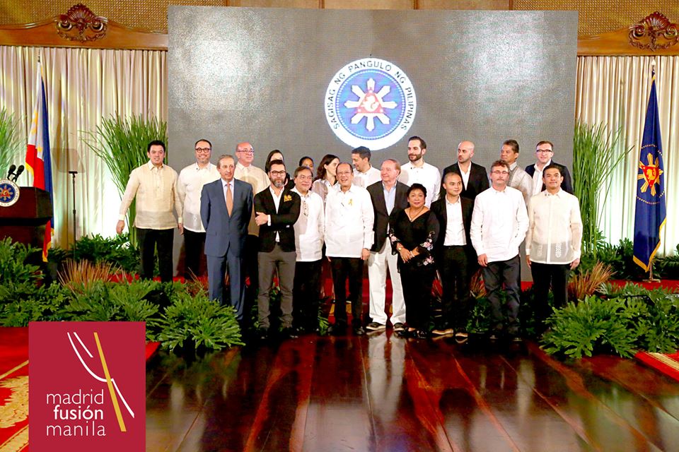 10 mfm chefs with president benigno aquino iii