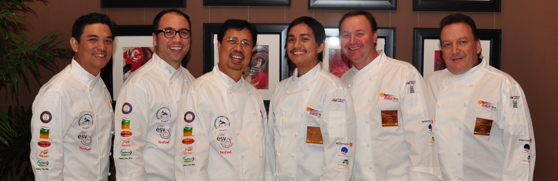 LTB Culinary Team 2010- J. Gamboa Fernando Aracama Ariel Manuel TJ Abello Cyrille Soenen Othmar Frei