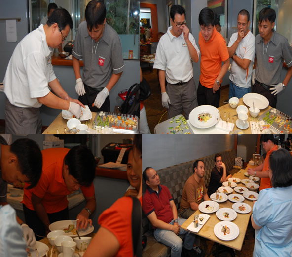 LTB Team Practice and Recipe-Testing in Manila