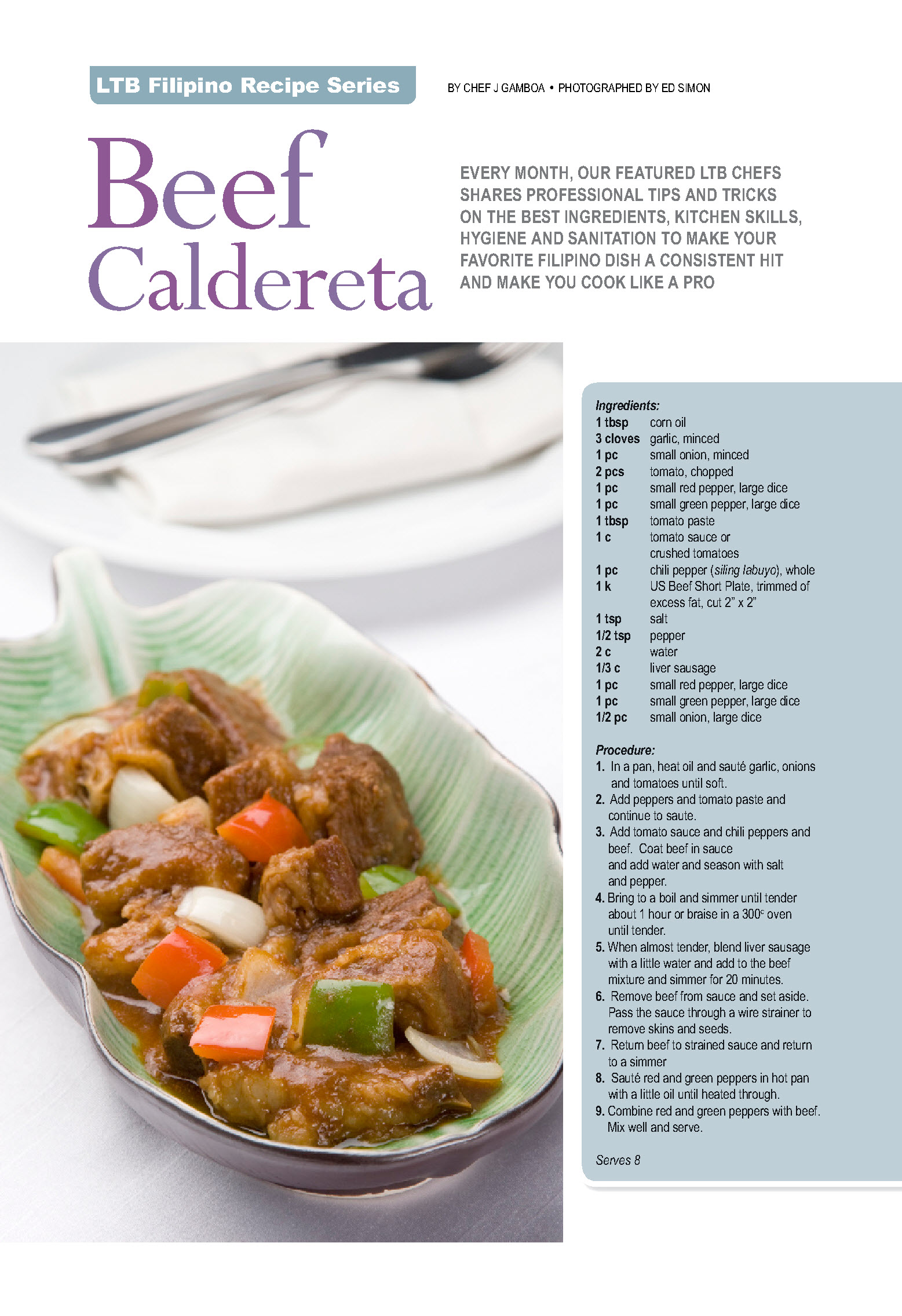 LTB Filipino Recipe Series