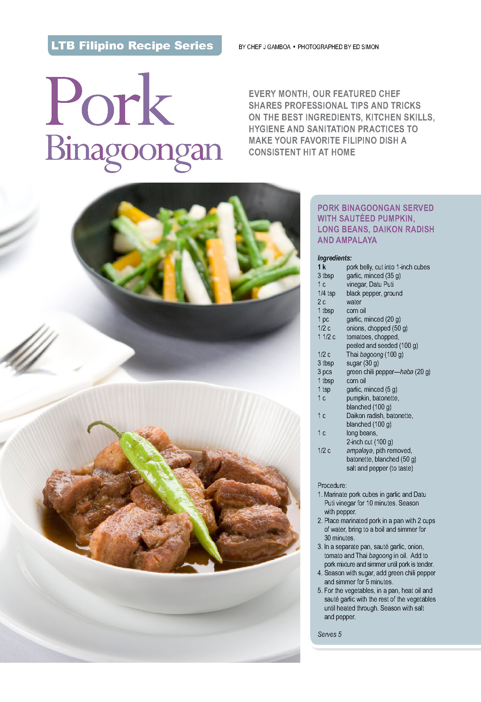 LTB Filipino Recipe Series